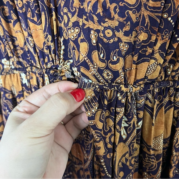 Ulla Johnson Mini Dress Small Wilhemina Celestial Orange Purple Floral Feminine - Picture 11 of 16